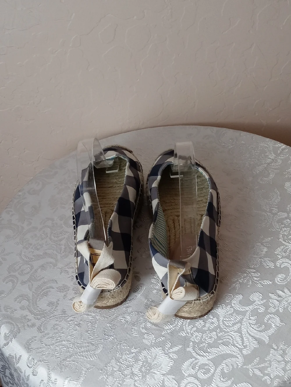 NWT Draper James Fabric and Jute Espadrilles